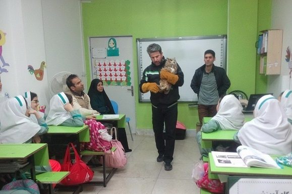 9-دانش آموزان لاهیجانی با ویژگی پرندگان شکاری آشنا شدند
